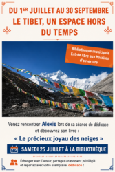 Dédicace « Le précieux joyau des neiges » – 25 juillet 2026
